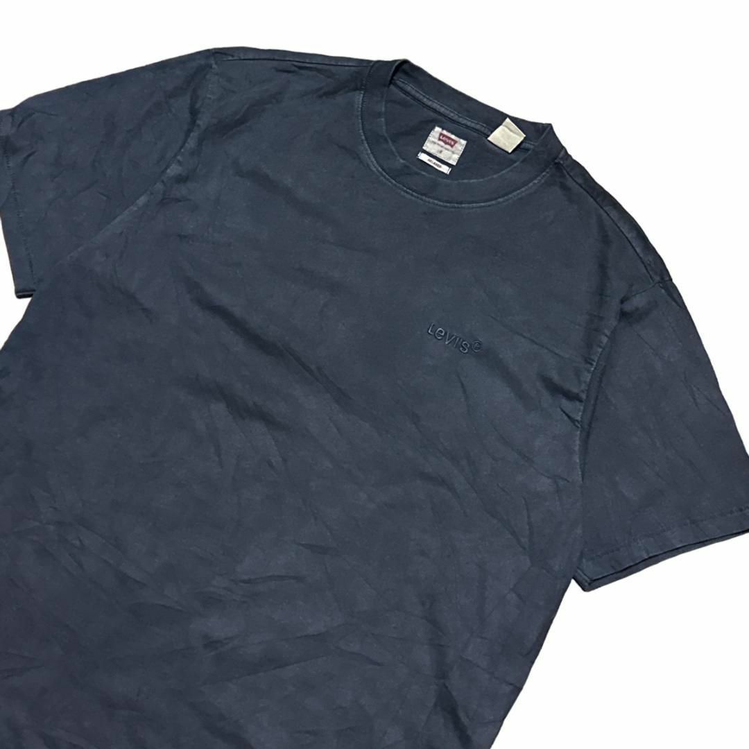 Levi's(リーバイス)のLevi's リーバイス 半袖Tシャツ ロゴタグ ネイビー US古着 v38 メンズのトップス(Tシャツ/カットソー(半袖/袖なし))の商品写真