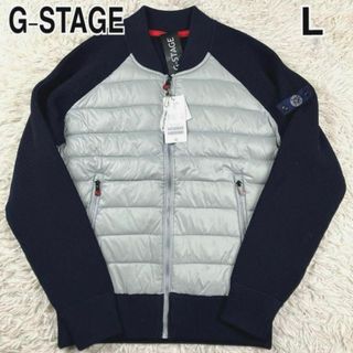 G-Stage - 新品未使用✨ジーステージ ニット ダウン 切り替え キルティング ワッペン L