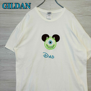 GILDAN - 【入手困難】モンスターズインク　マイク　Tシャツ　XLサイズ　センター刺繍　海外