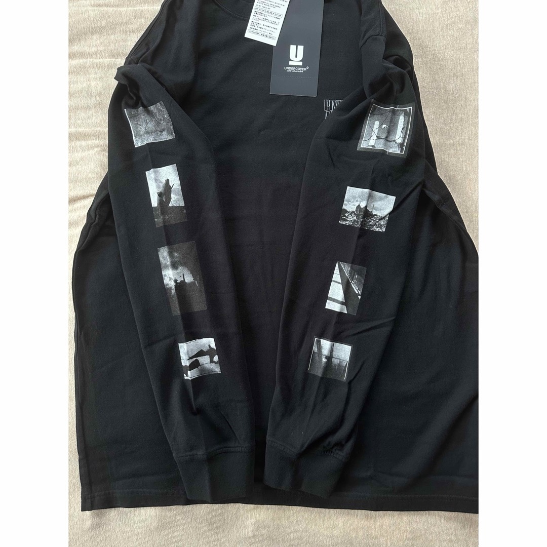 UNDERCOVER(アンダーカバー)の黒4新品 UNDERCOVER ピンクフロイド ANIMALS ロング Tシャツ メンズのトップス(スウェット)の商品写真