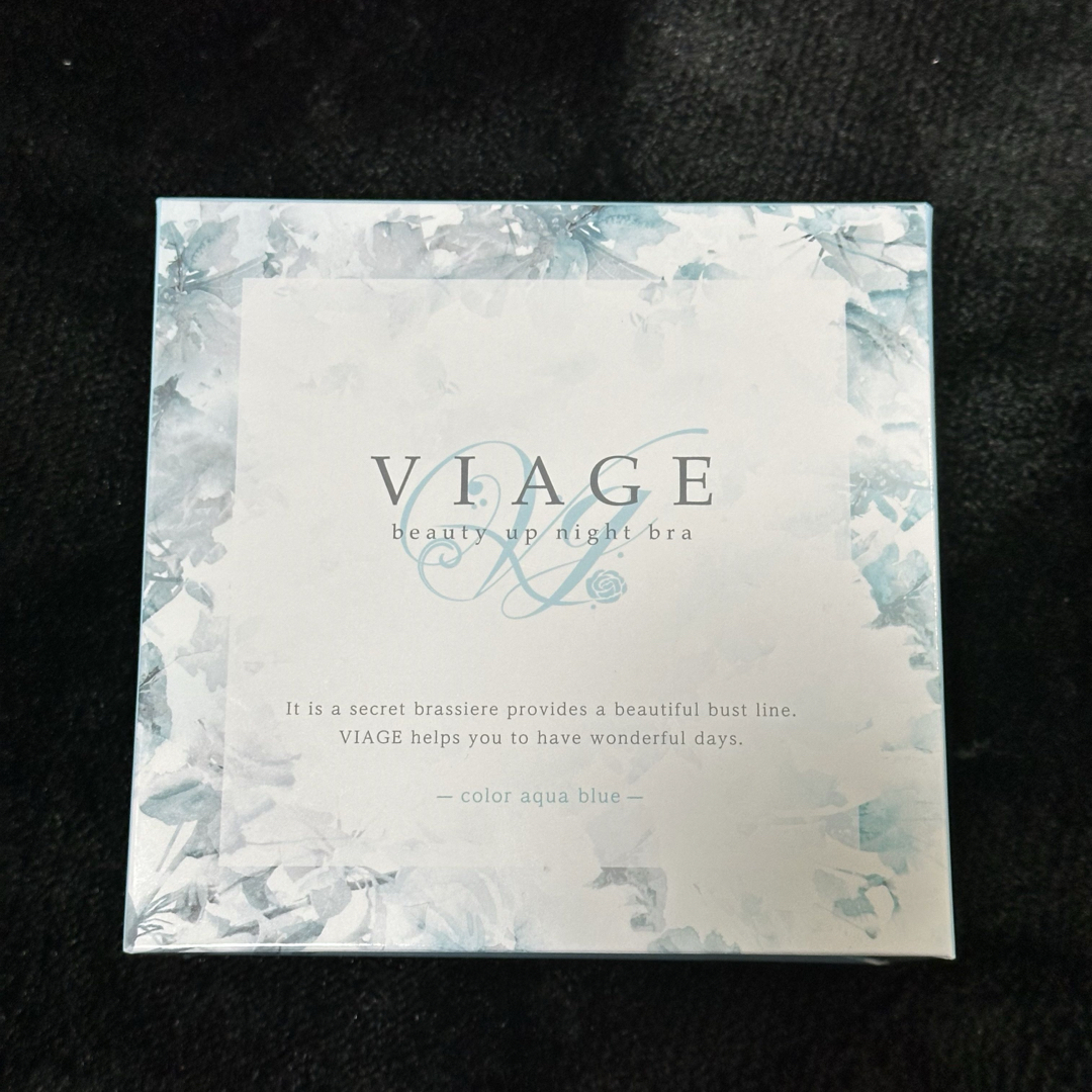 VIAGE(ヴィアージュ)のビアージュviageナイトブラ アクアブルー レディースの下着/アンダーウェア(ブラ)の商品写真