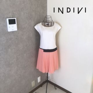 インディヴィ(INDIVI)のインディヴィ♡1度着用　ワンピース(ひざ丈ワンピース)