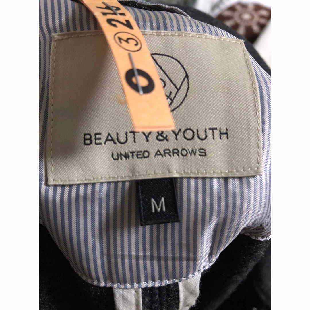 BEAUTY&YOUTH UNITED ARROWS(ビューティアンドユースユナイテッドアローズ)のUNITED ARROWS   Pコート　コート　メンズ　アウター　ショート丈 メンズのジャケット/アウター(ピーコート)の商品写真