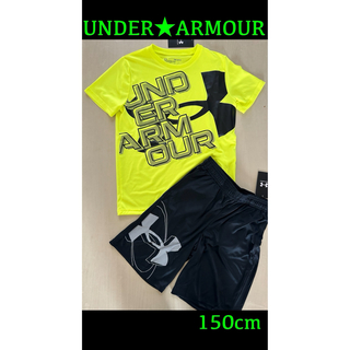 アンダーアーマー(UNDER ARMOUR)の新品タグ付き　150㎝　UNDERARMOURアンダーアーマーセットアップ　(Tシャツ/カットソー)