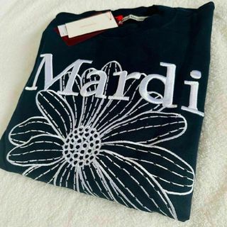 Mardi Mercredi マルディメクルディ 刺繍 スウェット ネイビー(トレーナー/スウェット)