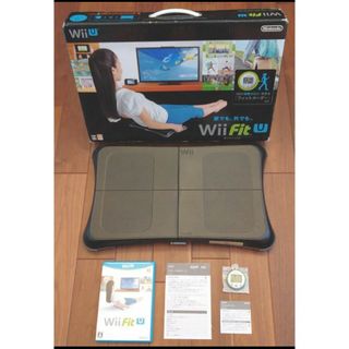 Wii U - 【美品】Wii Fit U バランスWiiボード(クロ) + フィットメーターセ