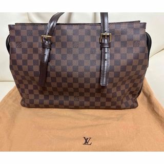 LOUIS VUITTON - ルイヴィトン ダミエ チェルシー ハンドバッグ ショルダー