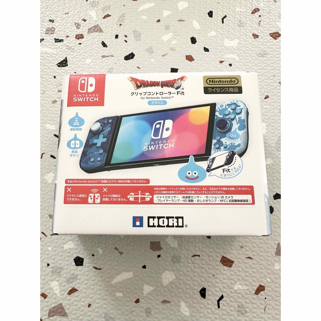 Nintendo Switch(ニンテンドースイッチ)の新品未開封　ドラゴンクエスト グリップコントローラー Fit スライム エンタメ/ホビーのゲームソフト/ゲーム機本体(その他)の商品写真