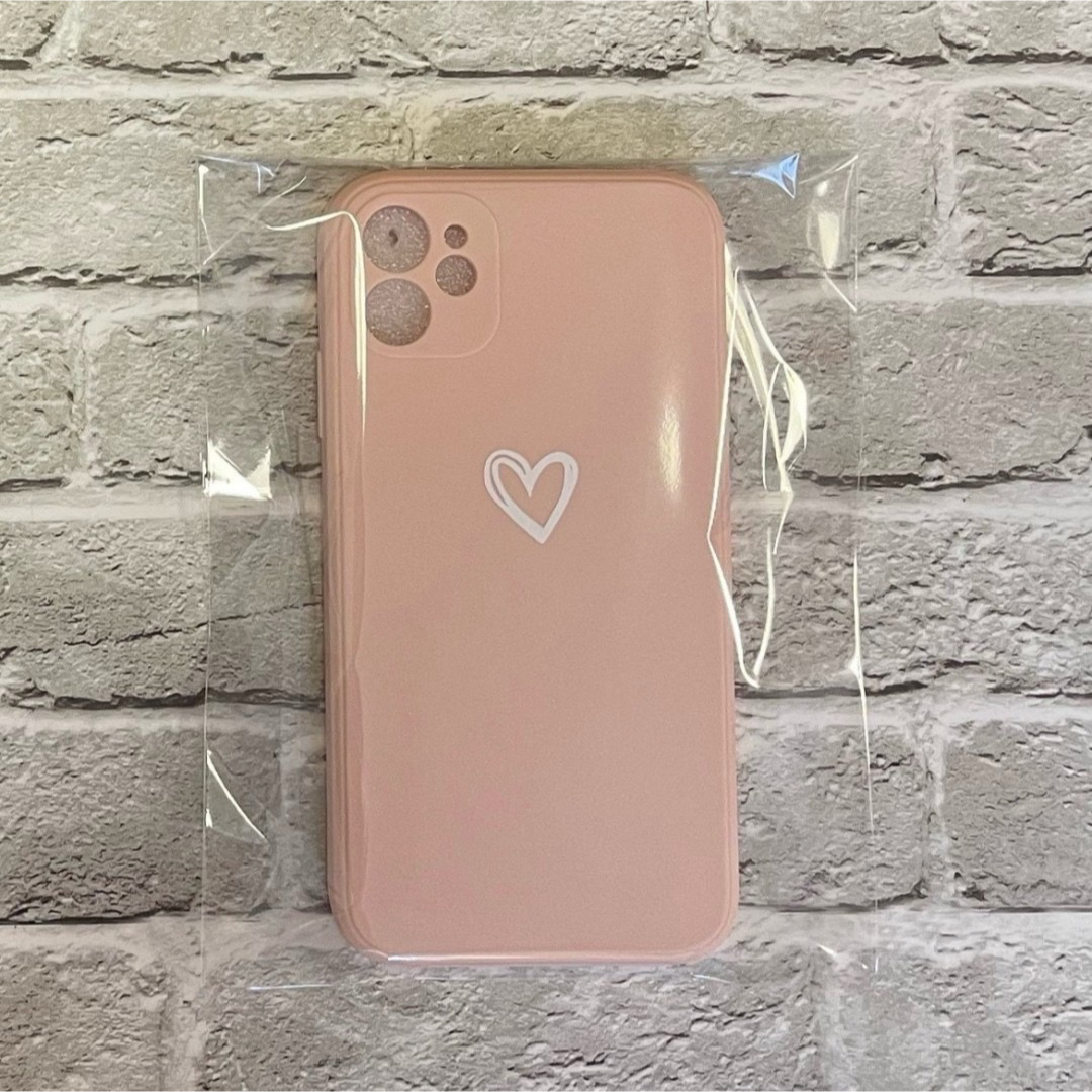 ♡iPhone11♡ iPhoneケース 可愛い ハート ピンク スマホケース スマホ/家電/カメラのスマホアクセサリー(モバイルケース/カバー)の商品写真