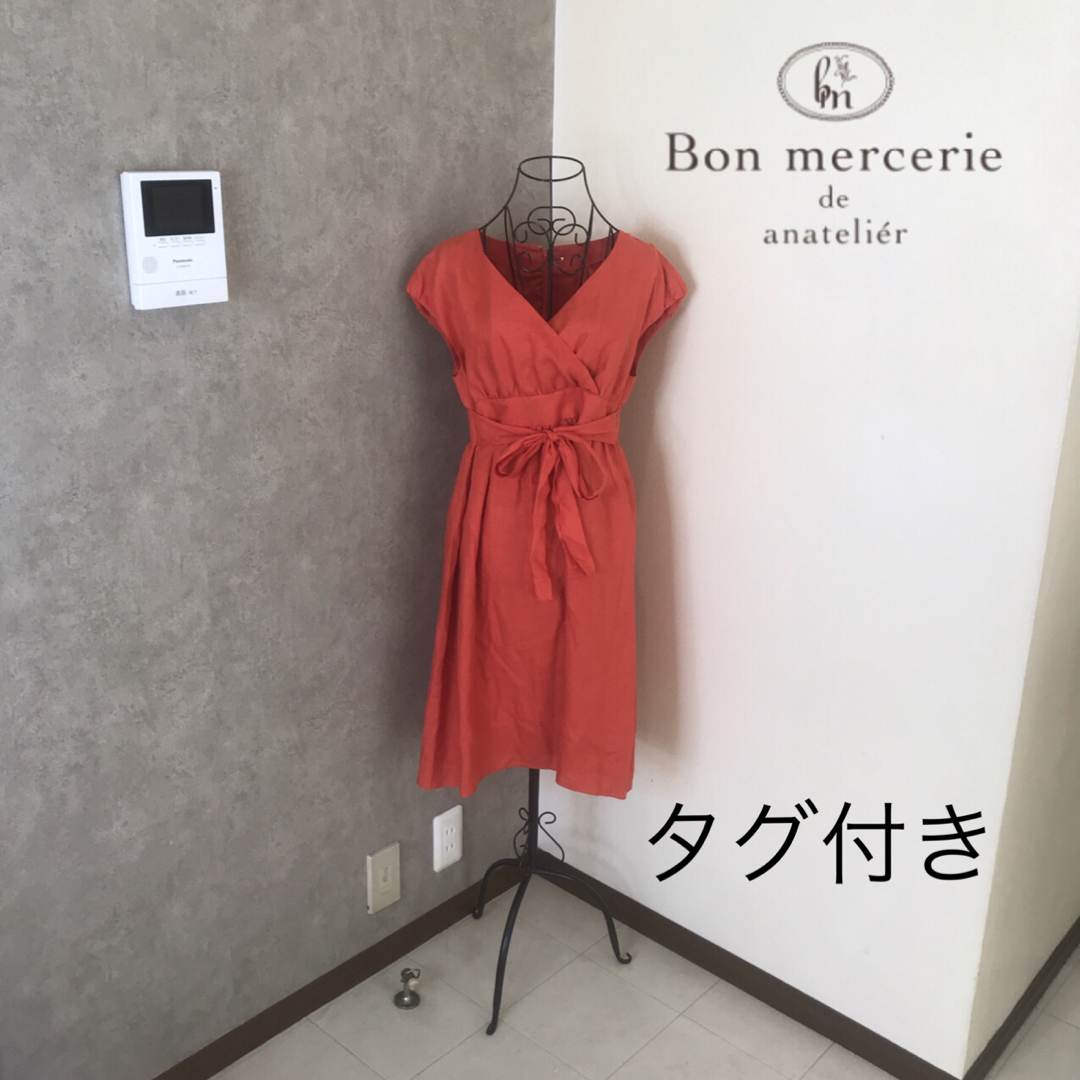 Bon mercerie(ボンメルスリー)の新品タグ付き♡ボンメルスリー　ワンピース  レディースのワンピース(ひざ丈ワンピース)の商品写真