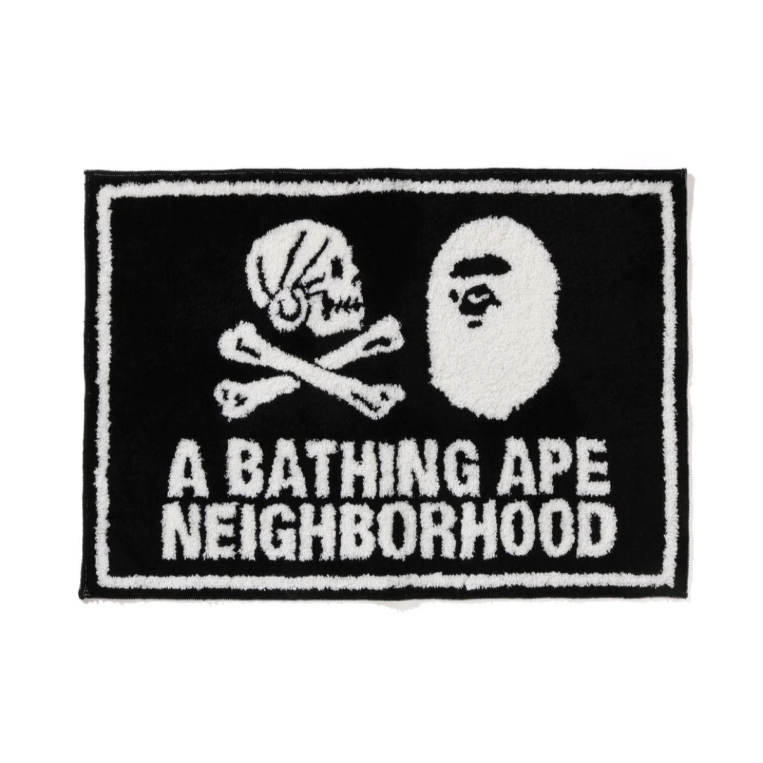 NEIGHBORHOOD(ネイバーフッド)の【新品未開封】 BAPE X NBHD RUG MAT インテリア/住まい/日用品のラグ/カーペット/マット(ラグ)の商品写真