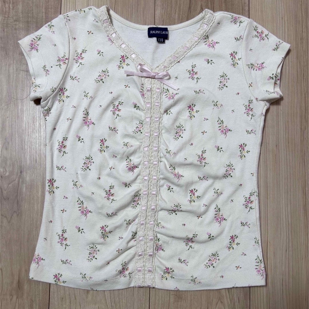 Ralph Lauren(ラルフローレン)のラルフローレン☆カットソー 半袖 キッズ/ベビー/マタニティのキッズ服女の子用(90cm~)(Tシャツ/カットソー)の商品写真