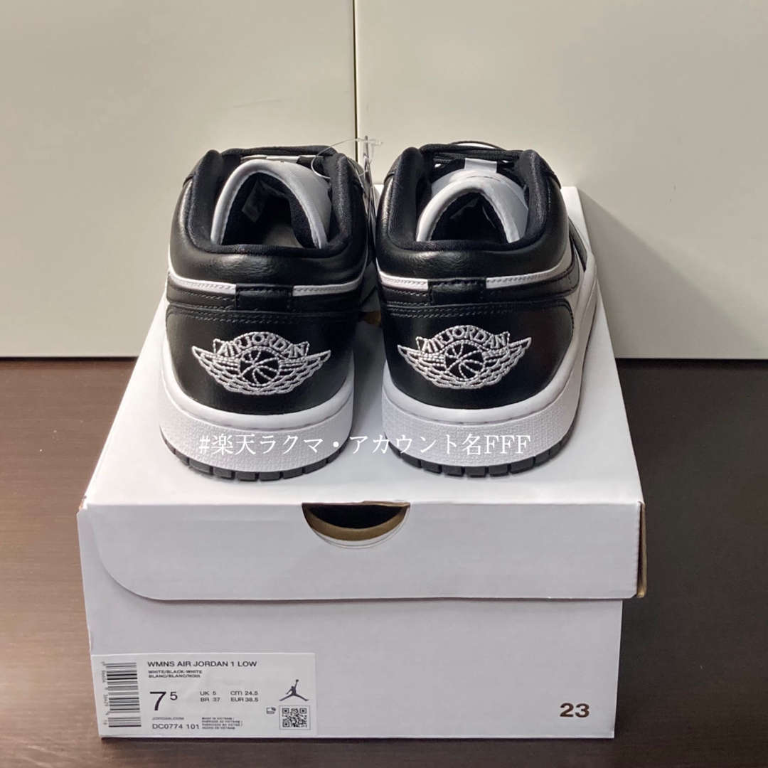 Jordan Brand（NIKE）(ジョーダン)の【新品24.5cm】NIKE エアジョーダン１LOW ホワイト/ブラック パンダ レディースの靴/シューズ(スニーカー)の商品写真