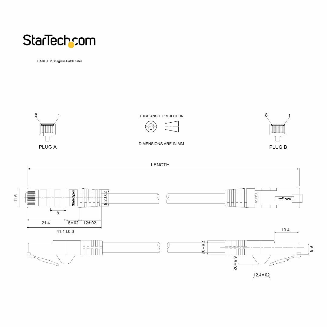 【在庫セール】StarTech.com カテゴリ6 LANケーブル 15m パー スマホ/家電/カメラのPC/タブレット(PC周辺機器)の商品写真