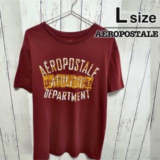 エアロポステール(AEROPOSTALE)のAEROPOSTALE 　Tシャツ　シングルステッチ　ワインレッド　USA古着(Tシャツ/カットソー(半袖/袖なし))