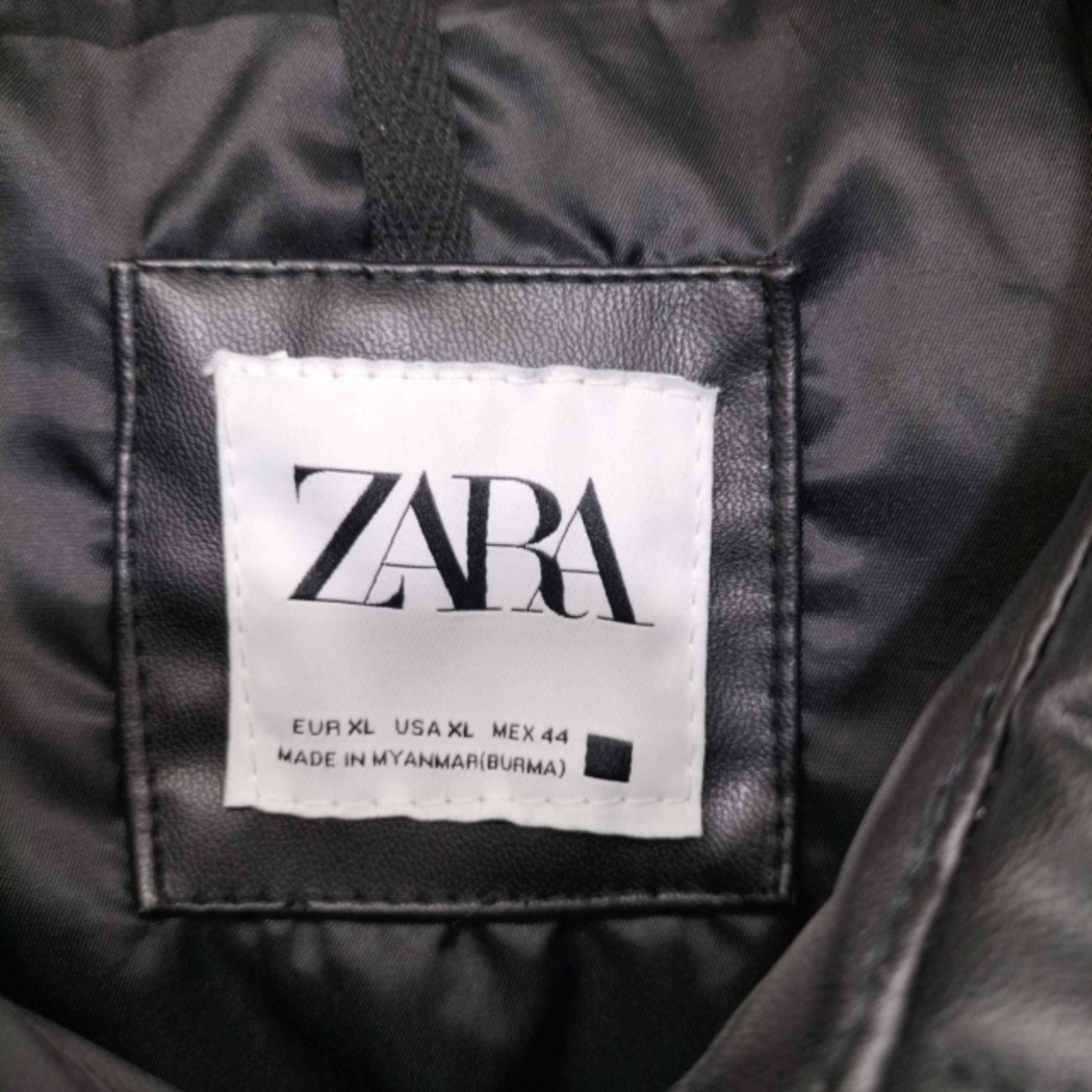 ZARA(ザラ)のZARA(ザラ) フェイクレザーボンバージャケット メンズ アウター ジャケット メンズのジャケット/アウター(レザージャケット)の商品写真