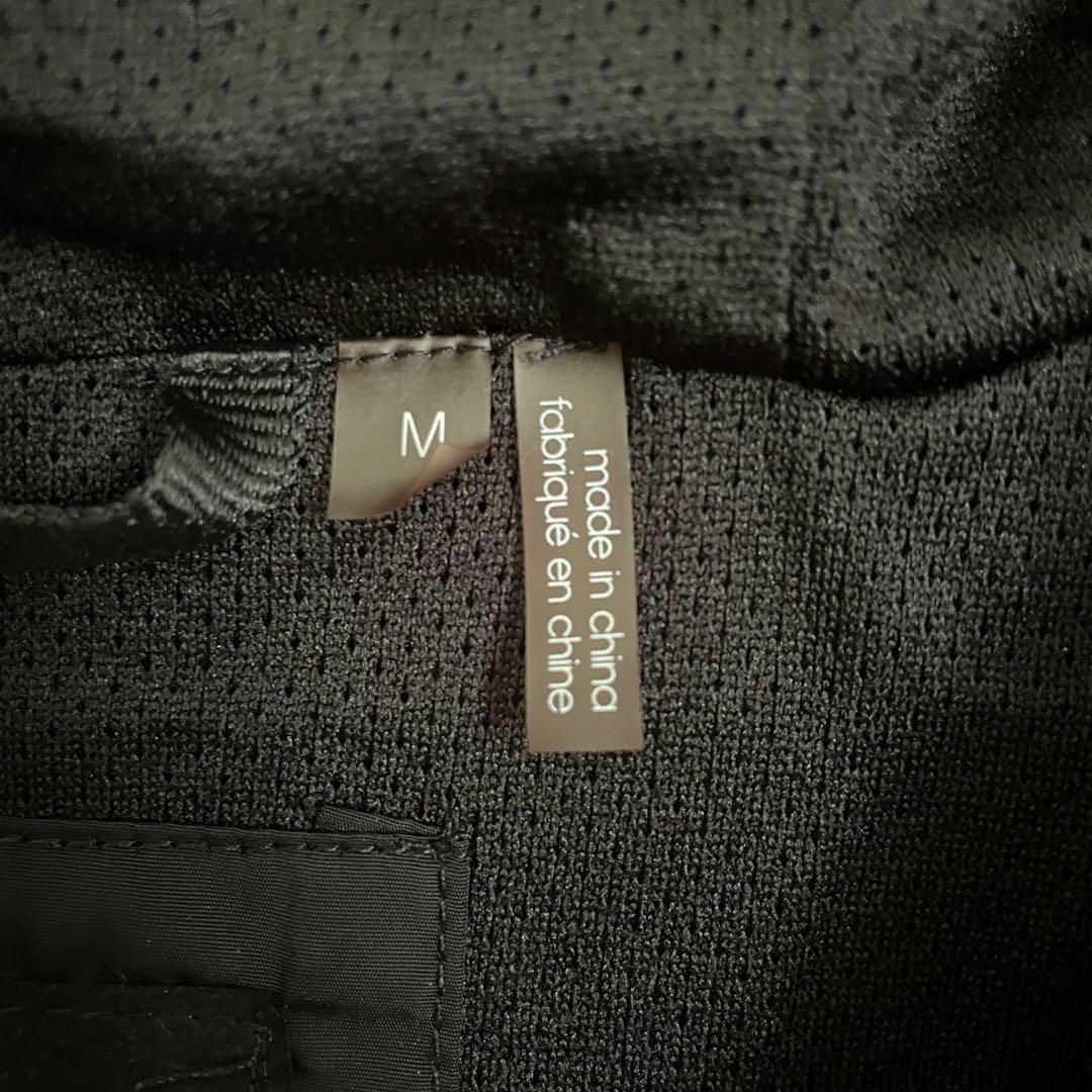 Calvin Klein(カルバンクライン)のカルバンクライン ナイロンジャケット 裏地メッシュ プリントロゴ 黒 白 M メンズのジャケット/アウター(ナイロンジャケット)の商品写真