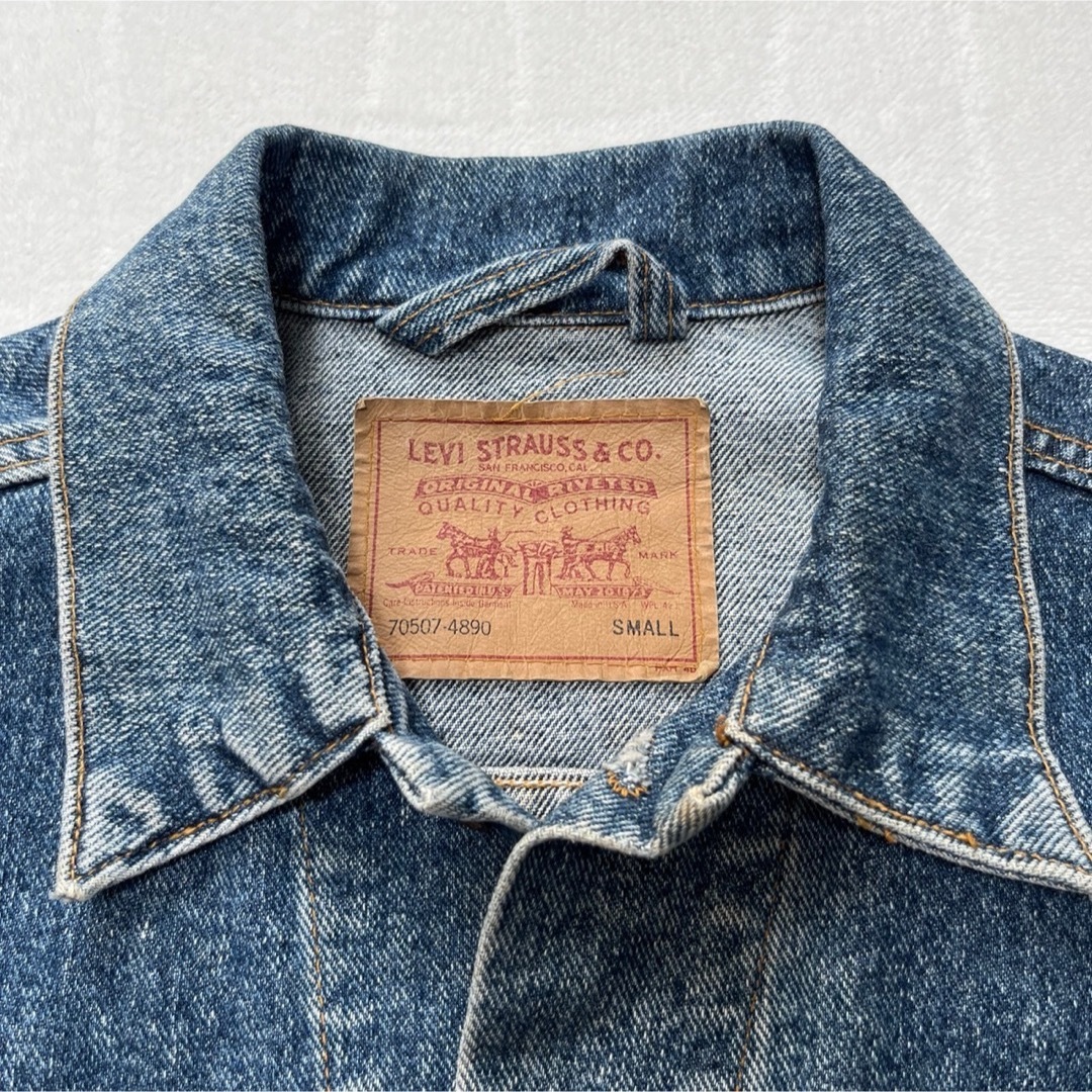 Levi's(リーバイス)の【一点物】USA製 Levi's 70507 デニムジャケット プラダを着た悪魔 メンズのジャケット/アウター(Gジャン/デニムジャケット)の商品写真