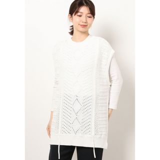 あり光沢感Eaphi hand design over knit - ニット/セーター