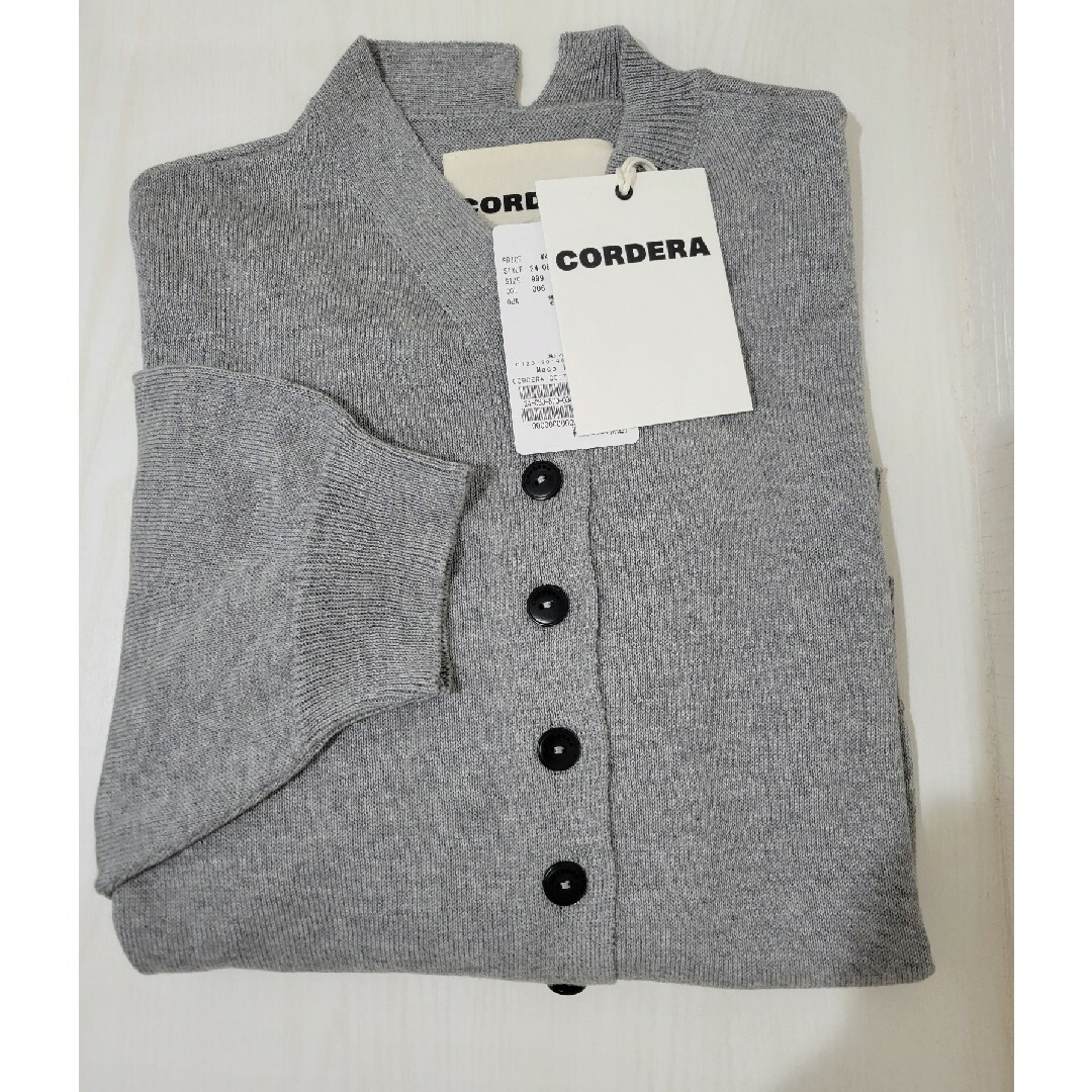 L'Appartement DEUXIEME CLASSE(アパルトモンドゥーズィエムクラス)の【CORDERA/コルデラ】 COTTON WOOL CARDIGAN レディースのトップス(カーディガン)の商品写真