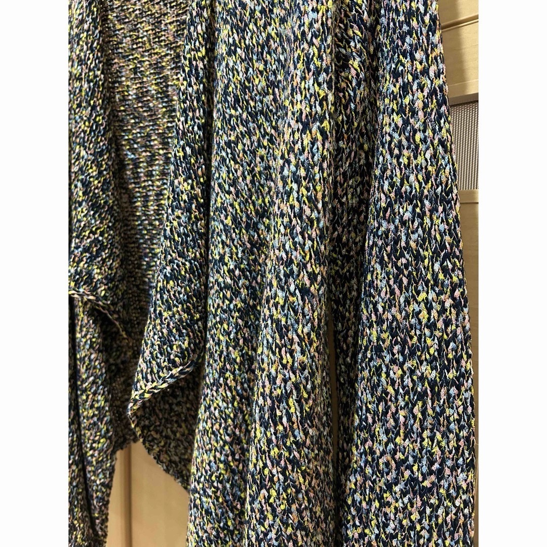 ZARA(ザラ)のZARA　マルチカラーでオシャレなサマーニットカーディガン レディースのトップス(カーディガン)の商品写真