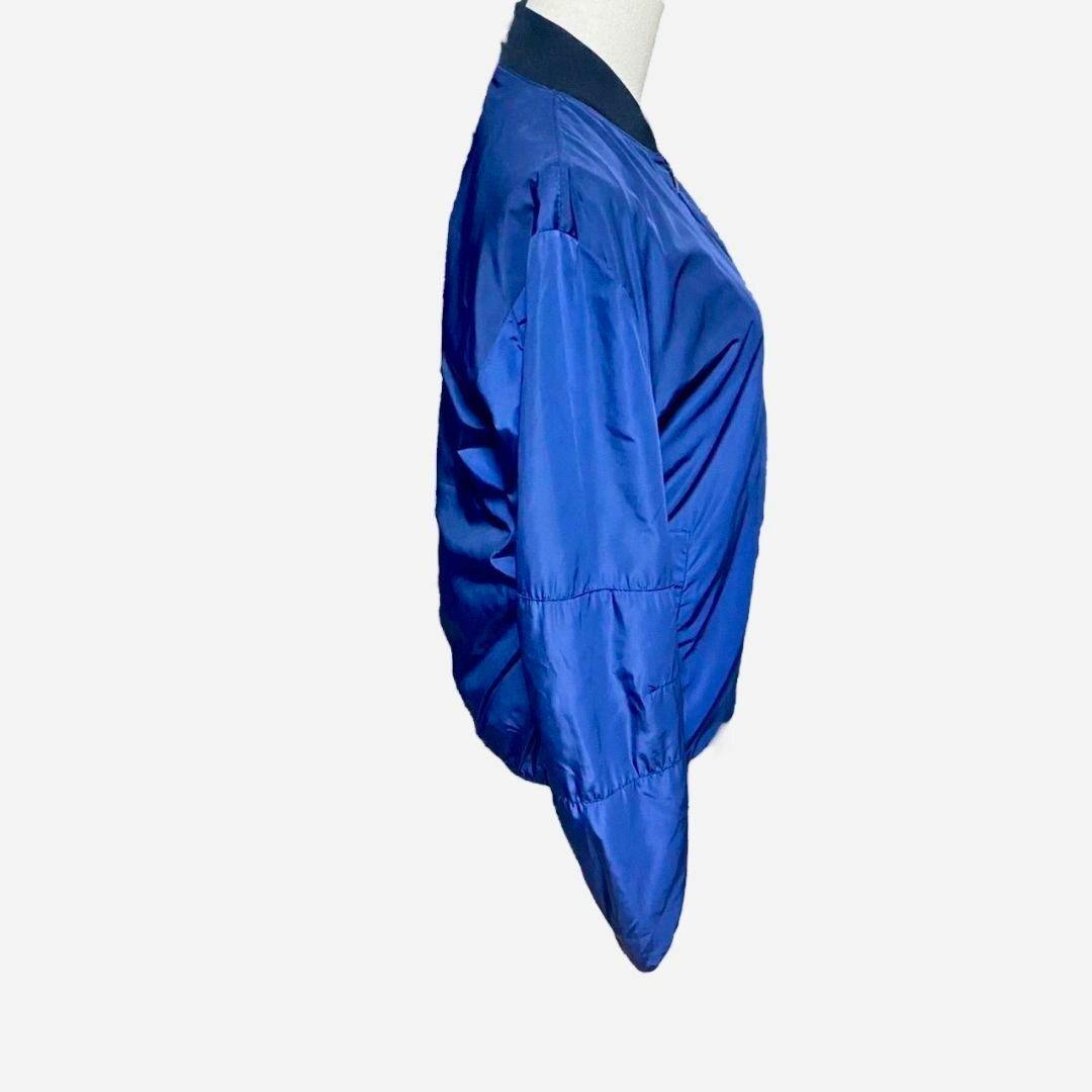 ZARA(ザラ)の【大人気アイテム◎】ZARA ボンバージャケット S ブルー MA-1 ブルゾン メンズのジャケット/アウター(フライトジャケット)の商品写真