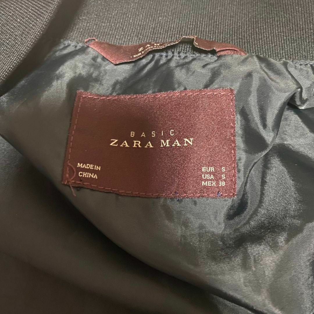 ZARA(ザラ)の【大人気アイテム◎】ZARA ボンバージャケット S ブルー MA-1 ブルゾン メンズのジャケット/アウター(フライトジャケット)の商品写真