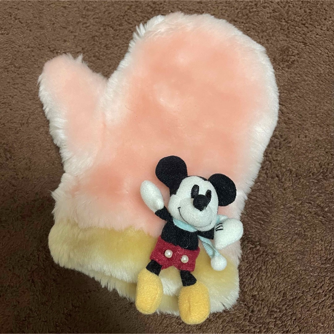 Disney(ディズニー)のディズニー ミッキー＆ミニー ミトン 手袋 ピンク キッズ/ベビー/マタニティのこども用ファッション小物(手袋)の商品写真