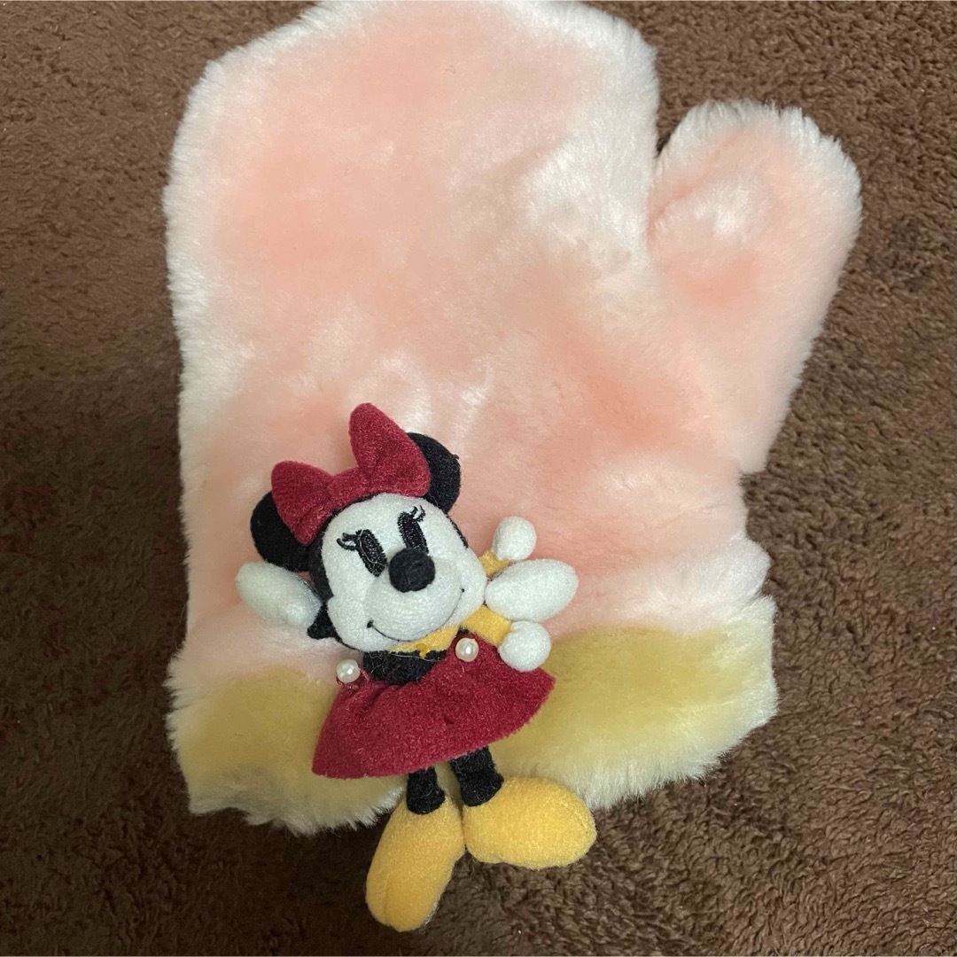 Disney(ディズニー)のディズニー ミッキー＆ミニー ミトン 手袋 ピンク キッズ/ベビー/マタニティのこども用ファッション小物(手袋)の商品写真