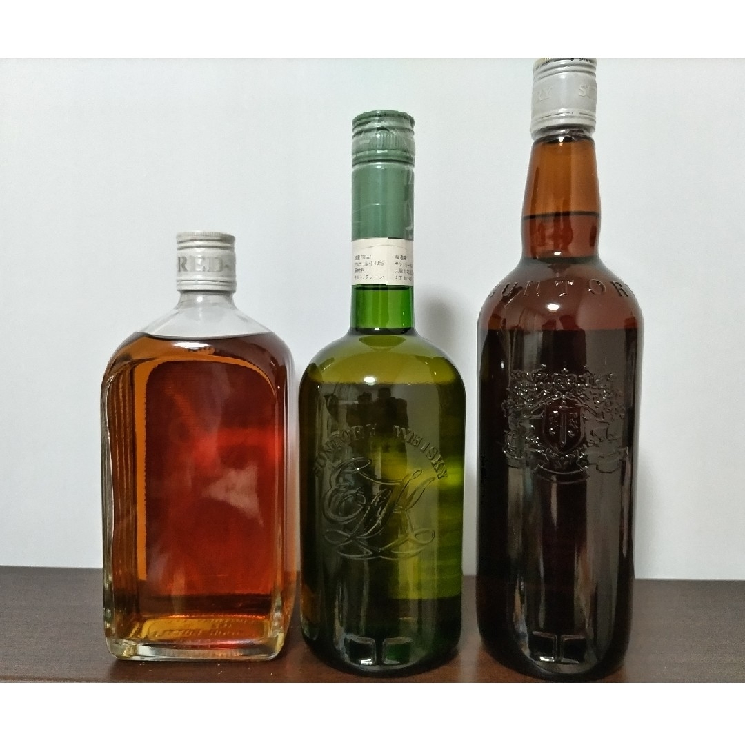 まさ様専用）サントリーウイスキー３本セット（組み換え、バラ売り不可） 食品/飲料/酒の酒(ウイスキー)の商品写真