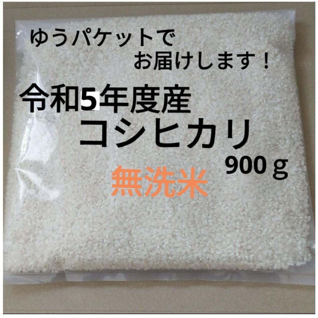 [無洗米でお届け！]　兵庫県産　コシヒカリ　箱込み900g 食品/飲料/酒の食品(米/穀物)の商品写真