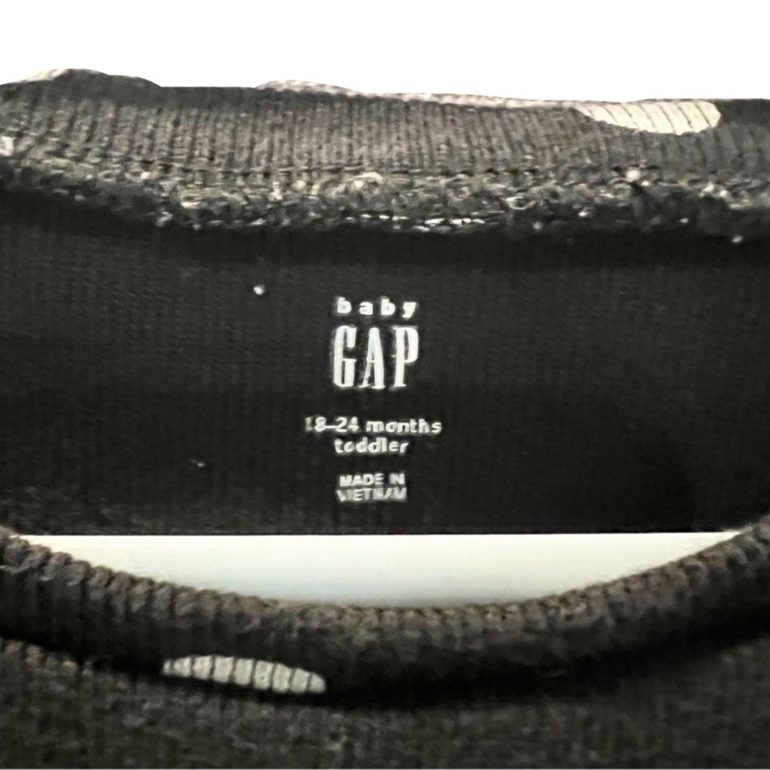 babyGAP(ベビーギャップ)のBABYGAP 長袖 ワンピース サイズ18-24months 即日発送 キッズ/ベビー/マタニティのベビー服(~85cm)(ワンピース)の商品写真