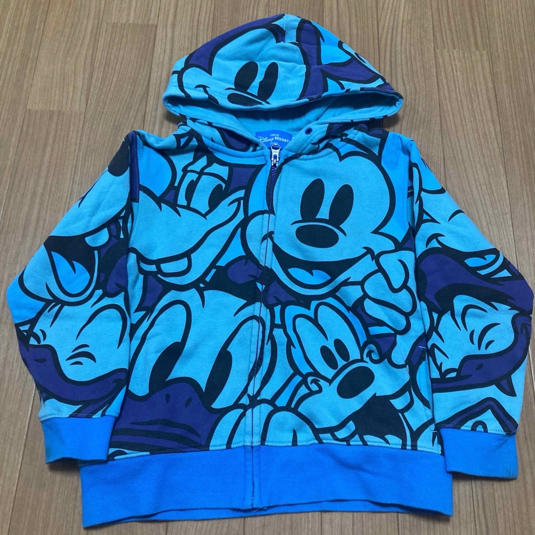 Disney(ディズニー)のディズニー パーカー 90 120 ランド シー キッズ/ベビー/マタニティのキッズ服男の子用(90cm~)(ジャケット/上着)の商品写真