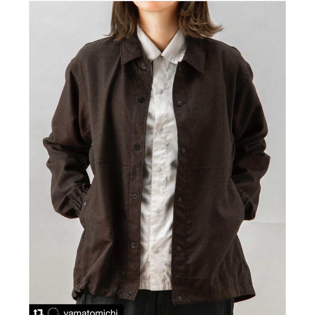 THE NORTH FACE(ザノースフェイス)の【美品】山と道　Merino Coach Jacket brown S size スポーツ/アウトドアのアウトドア(登山用品)の商品写真