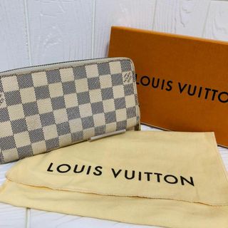 ルイヴィトン(LOUIS VUITTON)の⑰LOUIS VUITTON ルイヴィトン ダミエ・アズール ジッピーウォレット(財布)