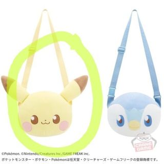 ポケモン(ポケモン)のポケピース　肩掛けぬいぐるみバッグ【ピカチュー】(キャラクターグッズ)