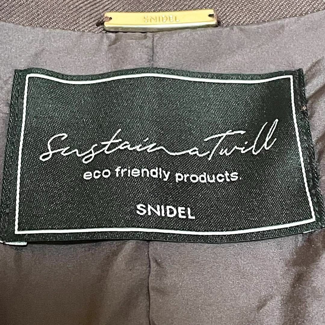 SNIDEL(スナイデル)の【美品✨】☆スナイデル☆ダブルテーラードジャケット☆金ボタン☆Sサイズ☆ワイン☆ レディースのジャケット/アウター(テーラードジャケット)の商品写真