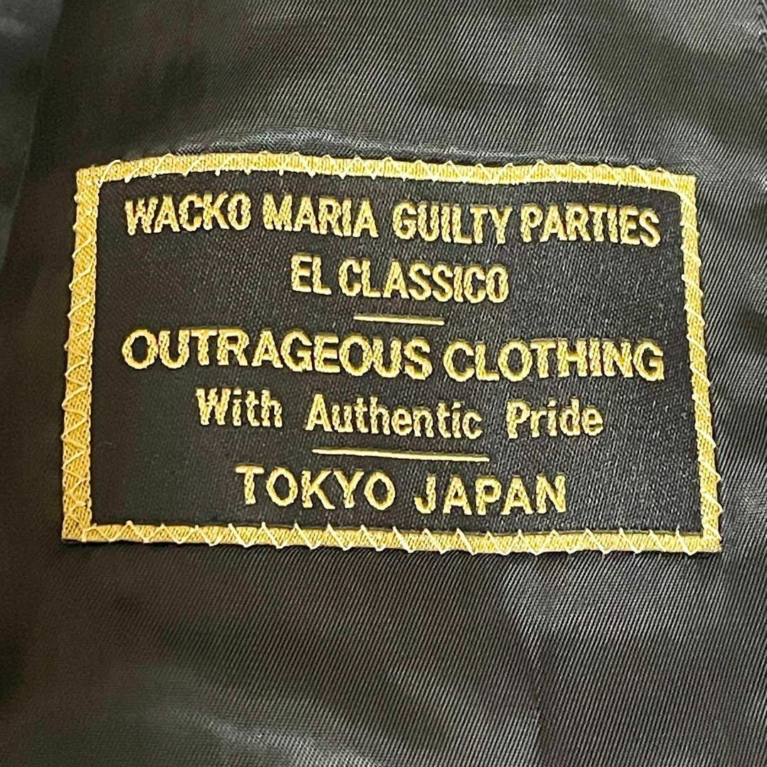 WACKO MARIA(ワコマリア)の【美品✨】☆ワコマリア☆ギルティパーティーズ☆テーラードジャケット☆銀ボタン☆黒 メンズのジャケット/アウター(テーラードジャケット)の商品写真