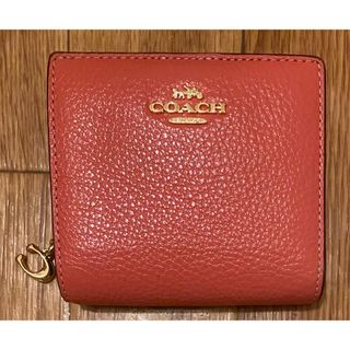 コーチ(COACH)のcoach 二つ折り財布　ウォーターメロン(財布)