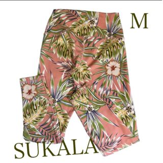 ルルレモン(lululemon)のLAVA  SUKALAボタニカル柄レギンスM(ヨガ)