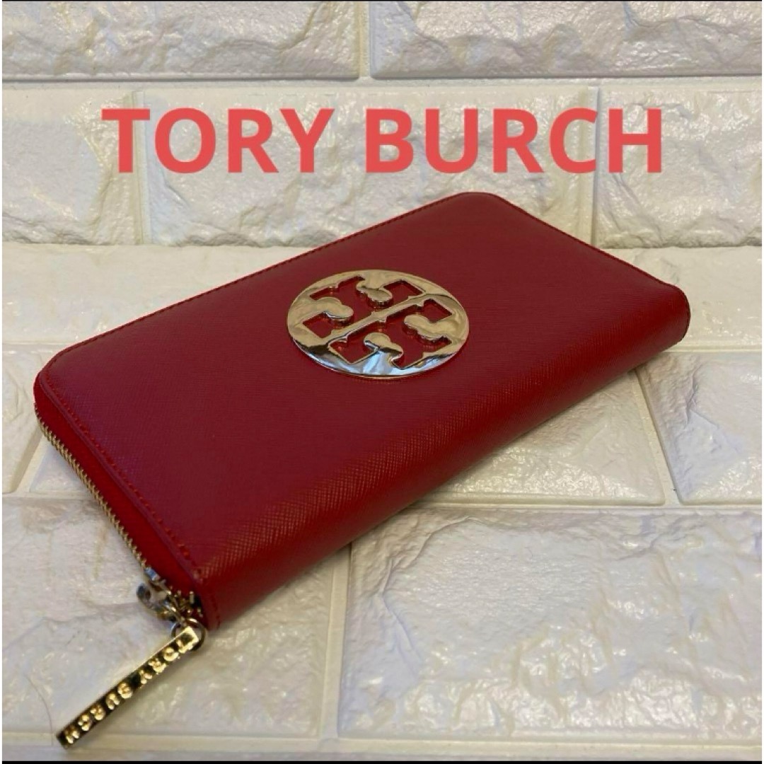 Tory Burch(トリーバーチ)の【美品】⭐️ TORY BURCH ⭐️ トリーバーチ ロゴエンブレム 長財布 レディースのファッション小物(財布)の商品写真