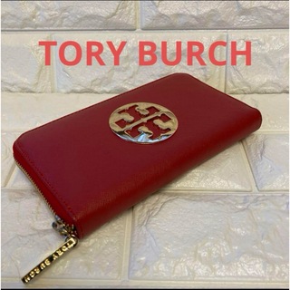 トリーバーチ(Tory Burch)の【美品】⭐️ TORY BURCH ⭐️ トリーバーチ ロゴエンブレム 長財布(財布)