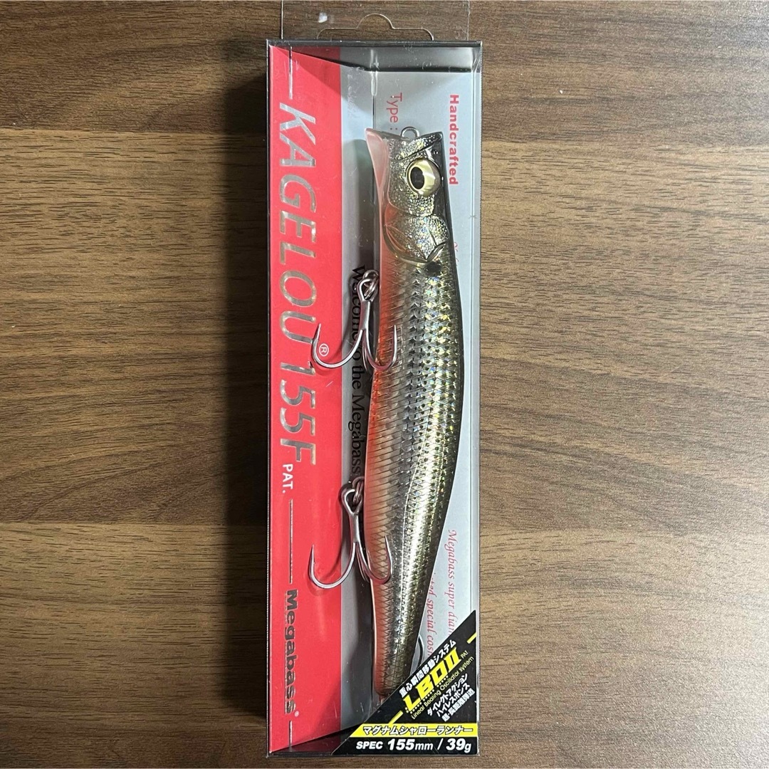 Megabass(メガバス)の【新品、未開封】メガバス KAGELOU 155F GG KONOSHIRO スポーツ/アウトドアのフィッシング(ルアー用品)の商品写真