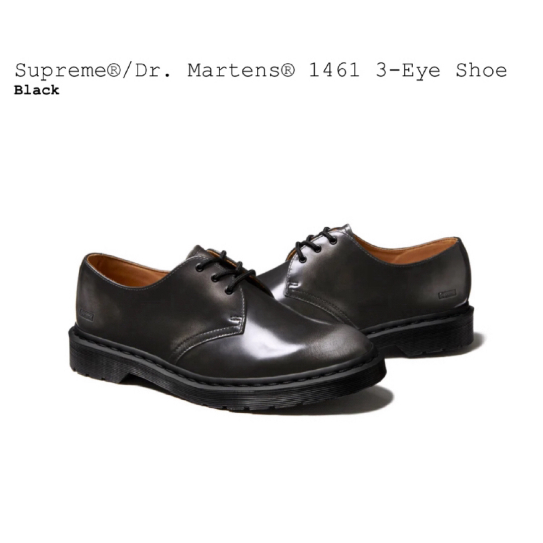 Supreme(シュプリーム)のSupreme × Dr.Martens 1461 3 Eye Shoe us9 メンズの靴/シューズ(ブーツ)の商品写真