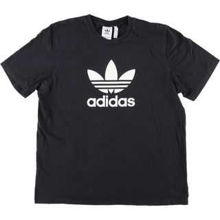 アディダス(adidas)の古着 アディダス adidas ロゴプリントTシャツ メンズXL /eaa433330(Tシャツ/カットソー(半袖/袖なし))