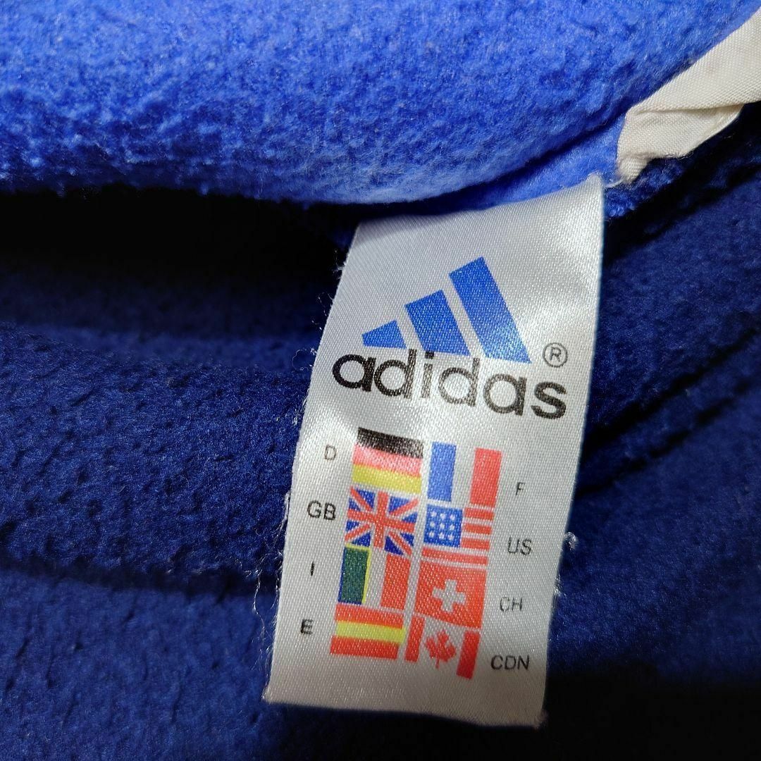 adidas(アディダス)の90s00s adidas　パフォーマンスロゴ刺繍　ハーフジップフリース メンズのトップス(その他)の商品写真