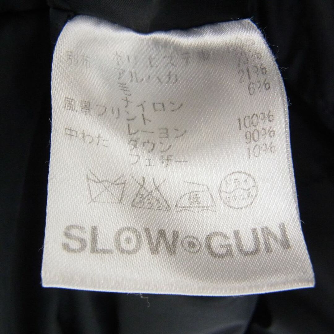 SlowGun(スロウガン)のslowgun スロウガン ダウンジャケット ナイロン ダッフル ダウン コート ネイビー系 3【中古】 メンズのジャケット/アウター(その他)の商品写真