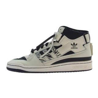 アディダス(adidas)のadidas アディダス スニーカー GX3957 originals FORUM MID ZEBRA フォーラム ミッド ゼブラ ミッドカット スニーカー 27.5cm【極上美品】【中古】(スニーカー)