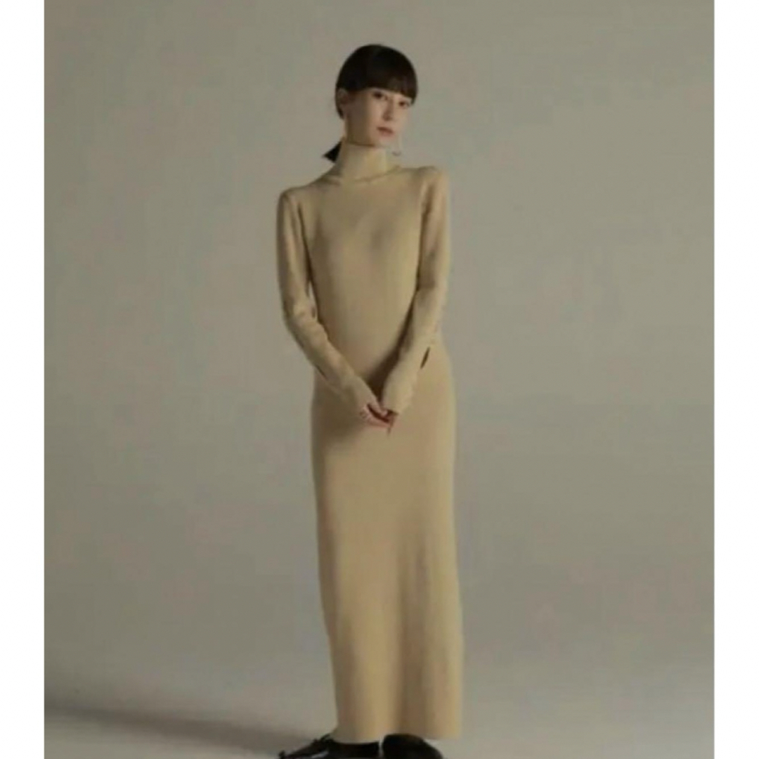 TODAYFUL(トゥデイフル)のlouren cut sleeve turtle knit dress レディースのワンピース(ロングワンピース/マキシワンピース)の商品写真