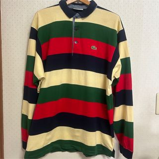 ラコステ(LACOSTE)のLACOSTE ラスタカラー ボーダートップス ロンT(Tシャツ/カットソー(七分/長袖))